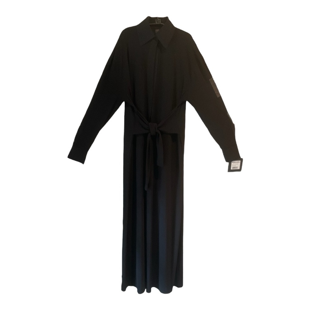 NWT Norma Kamala tie-front stretch-jersey jumpsuit Dress up or down